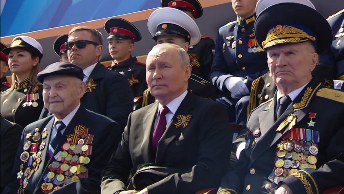 Владимир Путин на Параде Победы, 9 мая 2023 года