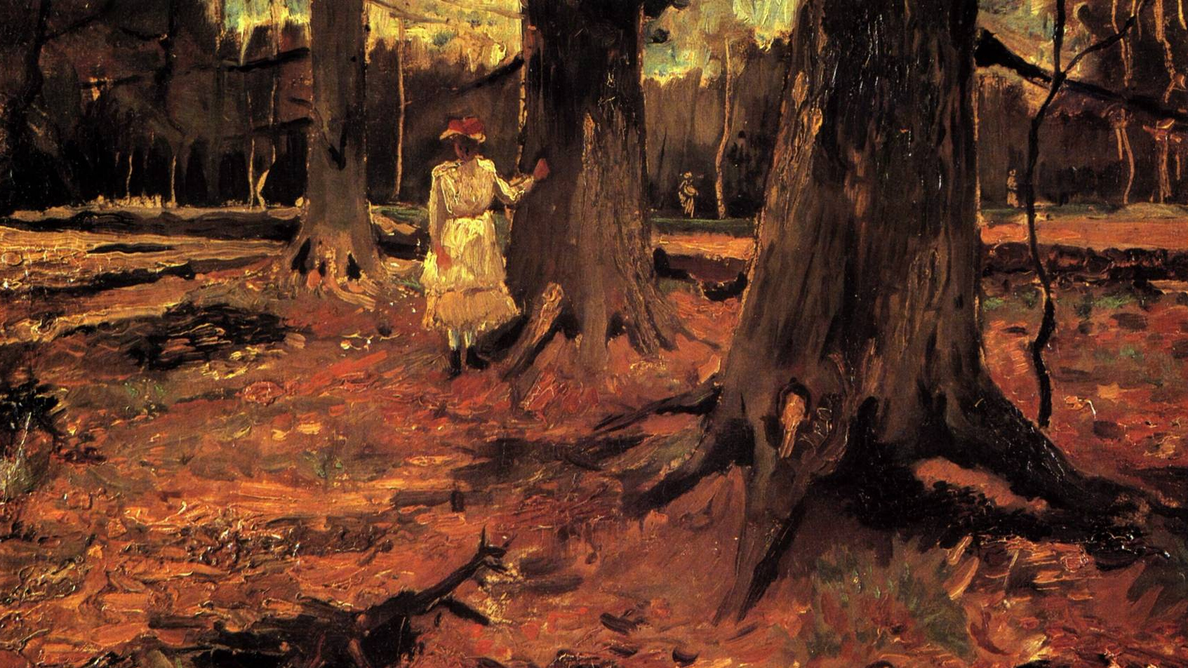 Ван Гог. Девочка в белом. 1882