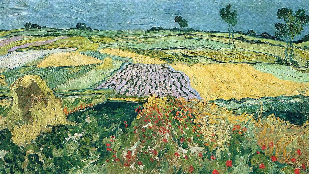 Винсент Ван Гог. Пшеничное поле. 1890