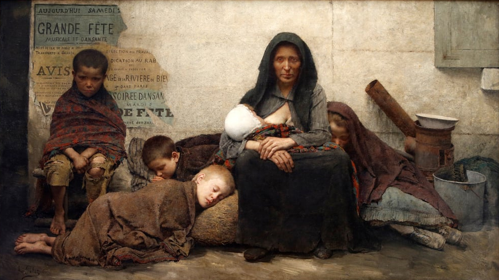 Фернан де Кордова Пелез. Бездомные. 1883