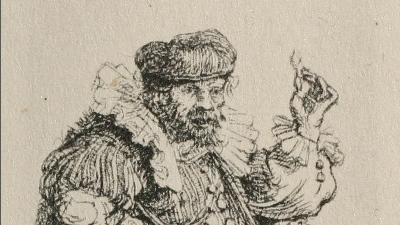Рембрандт Харменс ван Рейн. Шут. 1635