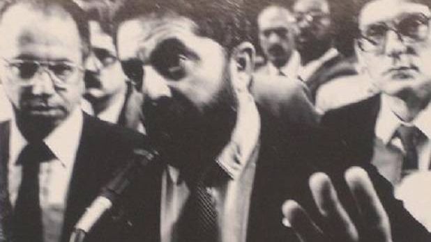 Лула да Силва в парламенте Бразилии в 80-х годах