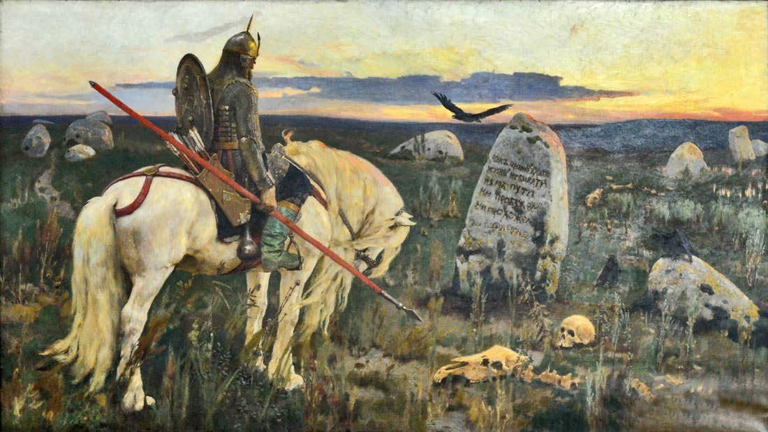 Виктор Михайлович Васнецов. Витязь на распутье. 1882 год