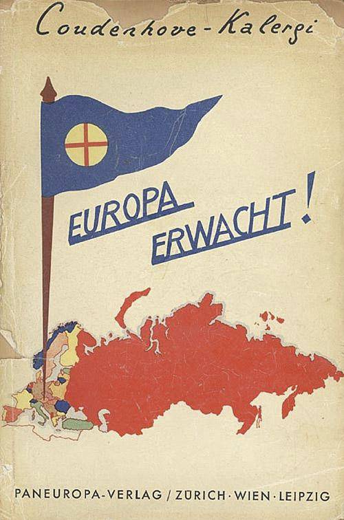 Обложка работы Куденхове-Калерги «Европа, проснись!». 1923 г.