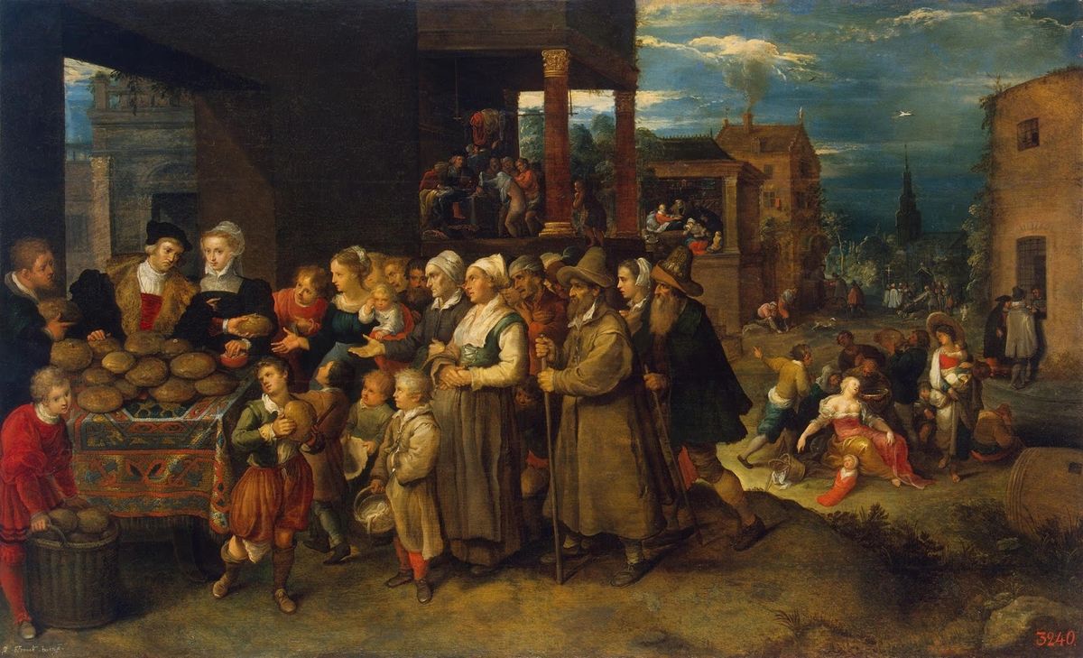 Франс Франкен Младший. Семь дел милосердия. 1613-1617