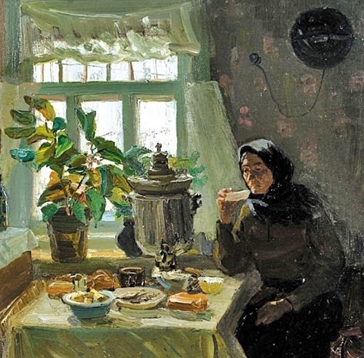 Александр Волков. Тепло родного дома. 1955
