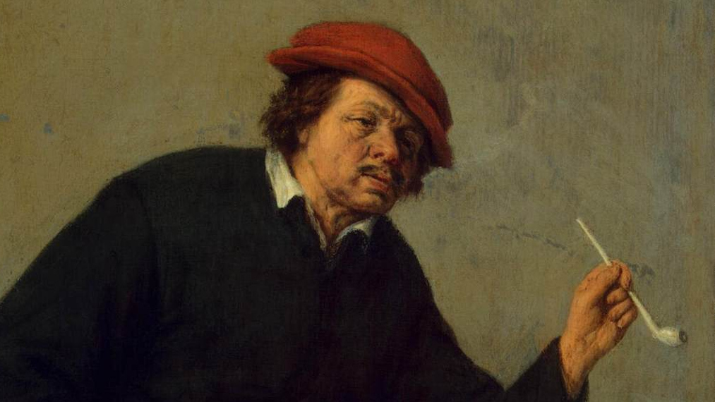 Адриан ван Остаде. Курильщик. 1655