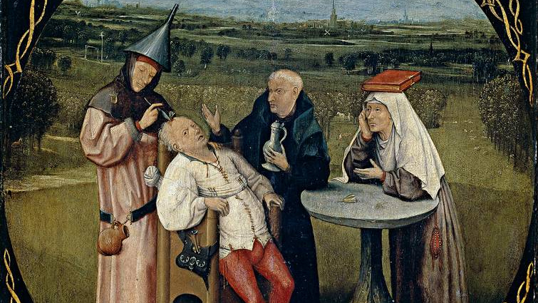 Иероним Босх. Операция глупости (фрагмент). 1475–1480
