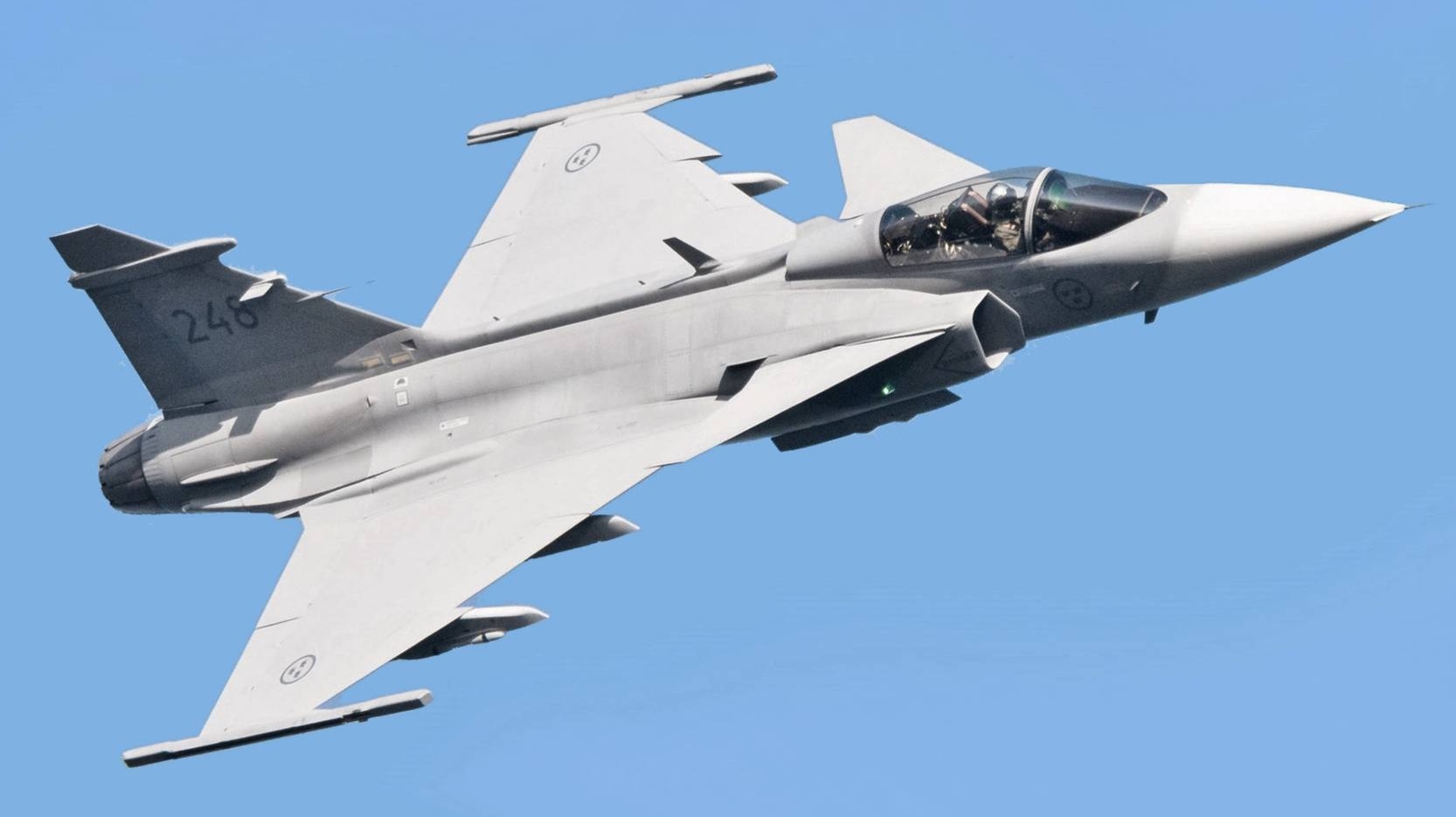 Шведский истребитель Saab JAS 39 Gripen
