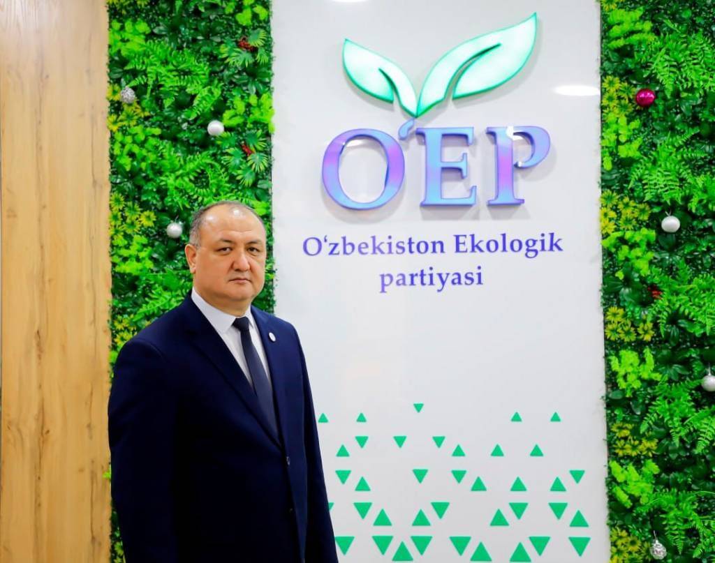 Глава Экологической партии Узбекистана Абдушукур Хамзаев