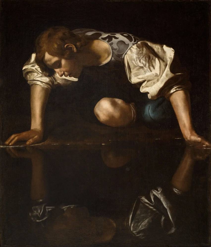 Караваджо. Нарцисс. 1590