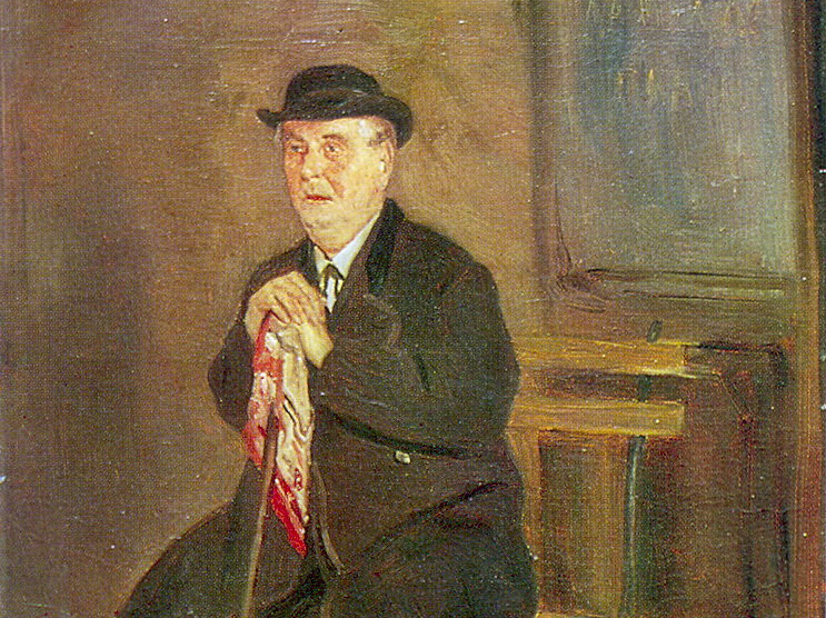 Василий Перов. Старик на скамейке (фрагмент). 1881