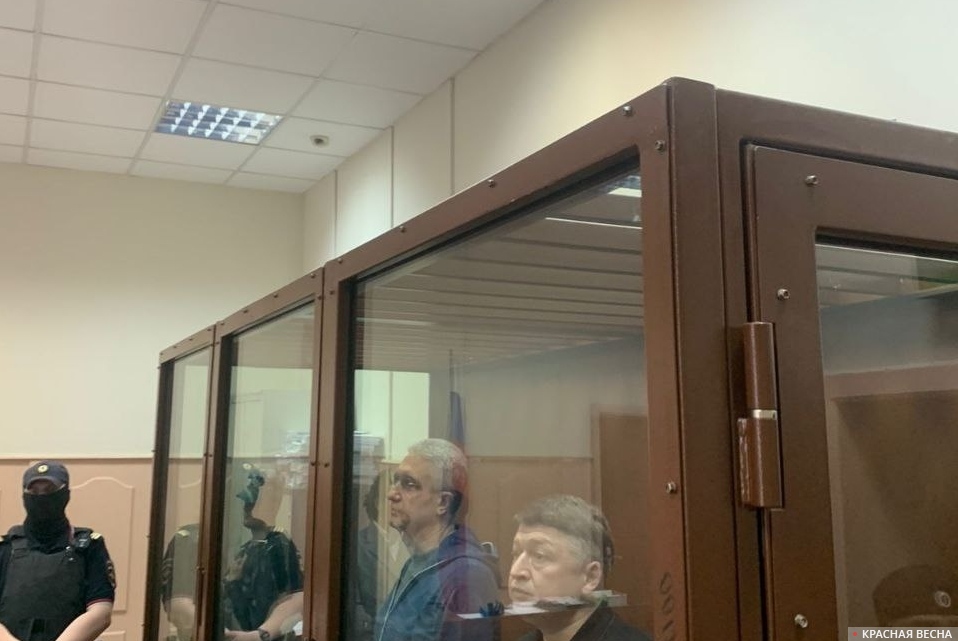 Тимур Иванов в зале Басманного суда