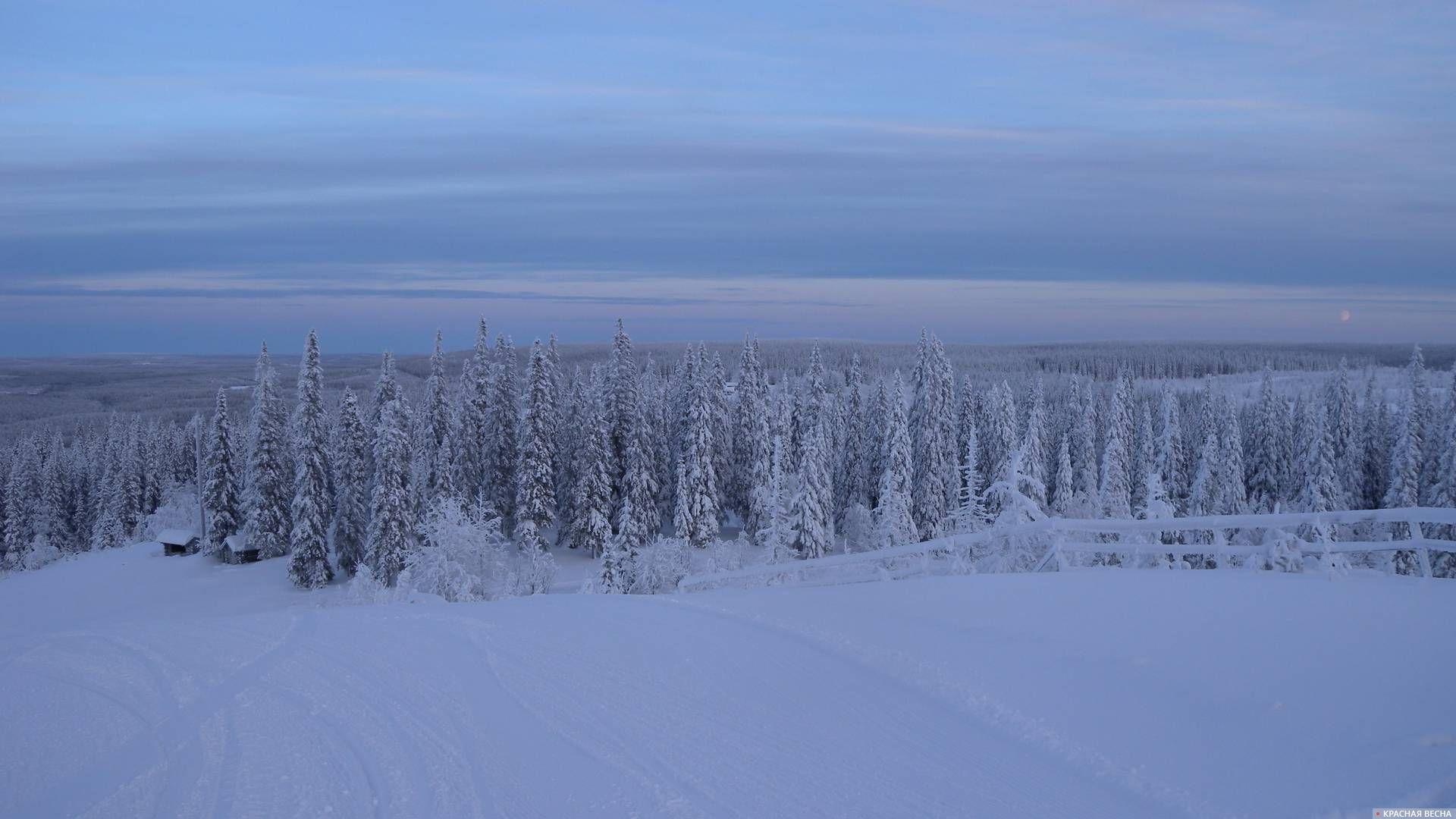 Зима. Финляндия
