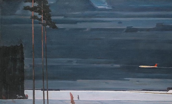 Григорий Нисский. Над снегом. 1960