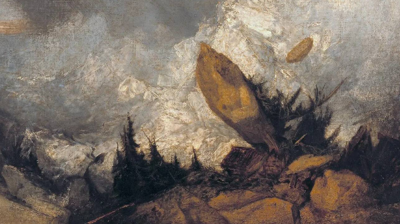 Джозеф Мэллорд Уильям Тёрнер. Сход лавины. 1810