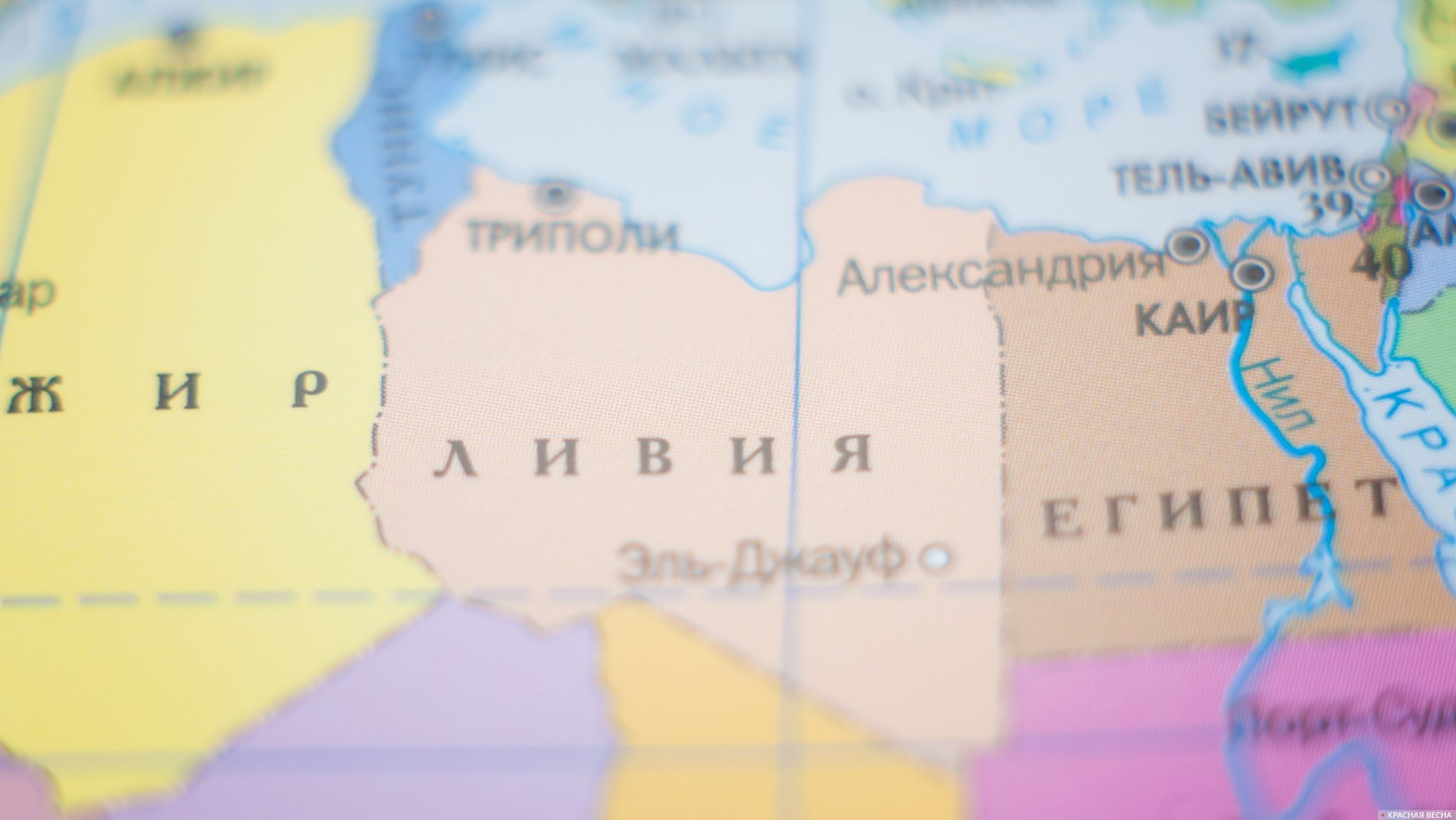 Ливия на карте