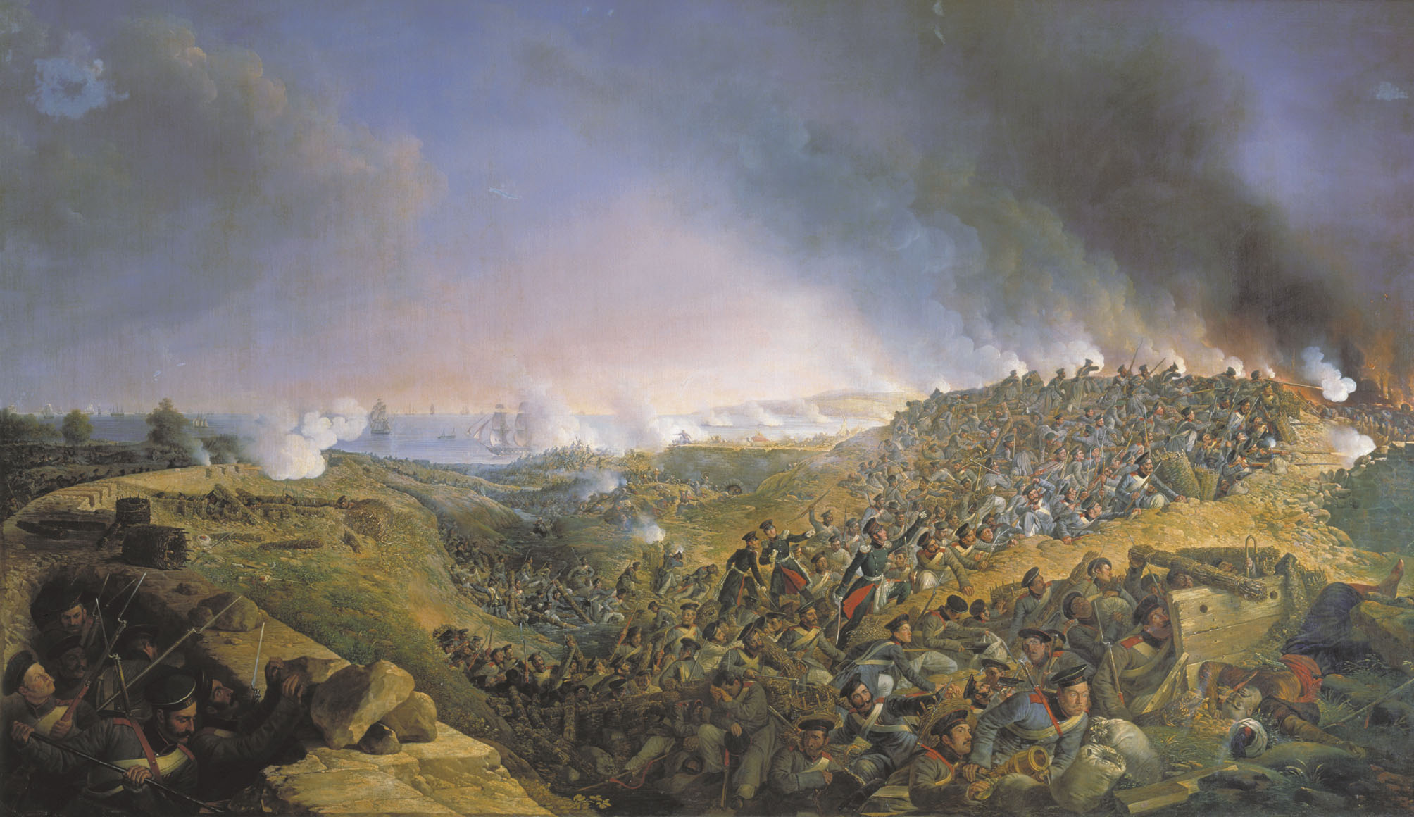 Зауервейд Александр. Инженерная атака крепости Варна саперным батальоном 23 сентября 1828 года. 1836