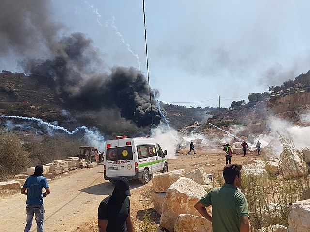 Столкновения в Бейте на Западном берегу
