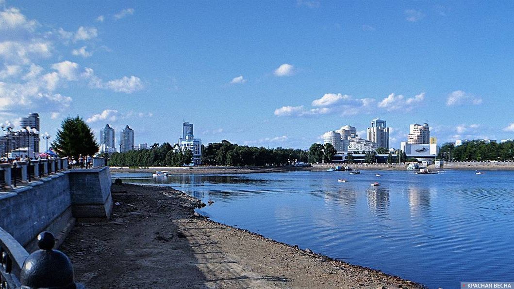 Екатеринбург Панорама Городского пруда