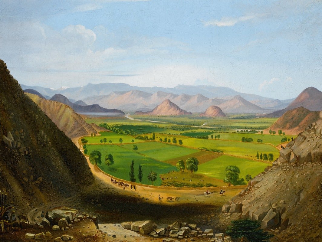 Кирениус Холл. Вид Перу. 1861