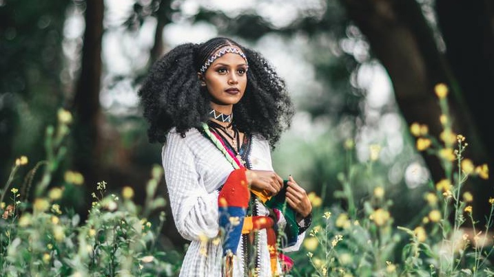 Девушка в Эфиопии
