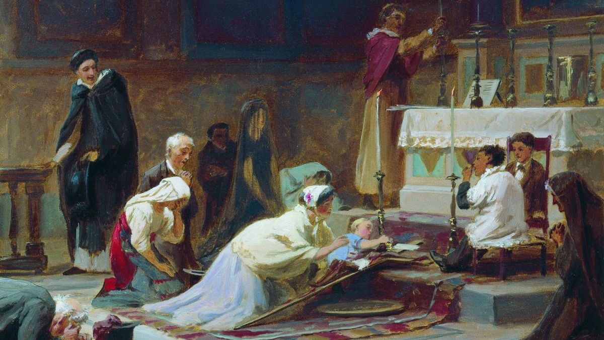 Федор Бронников. Католическая месса. 1869