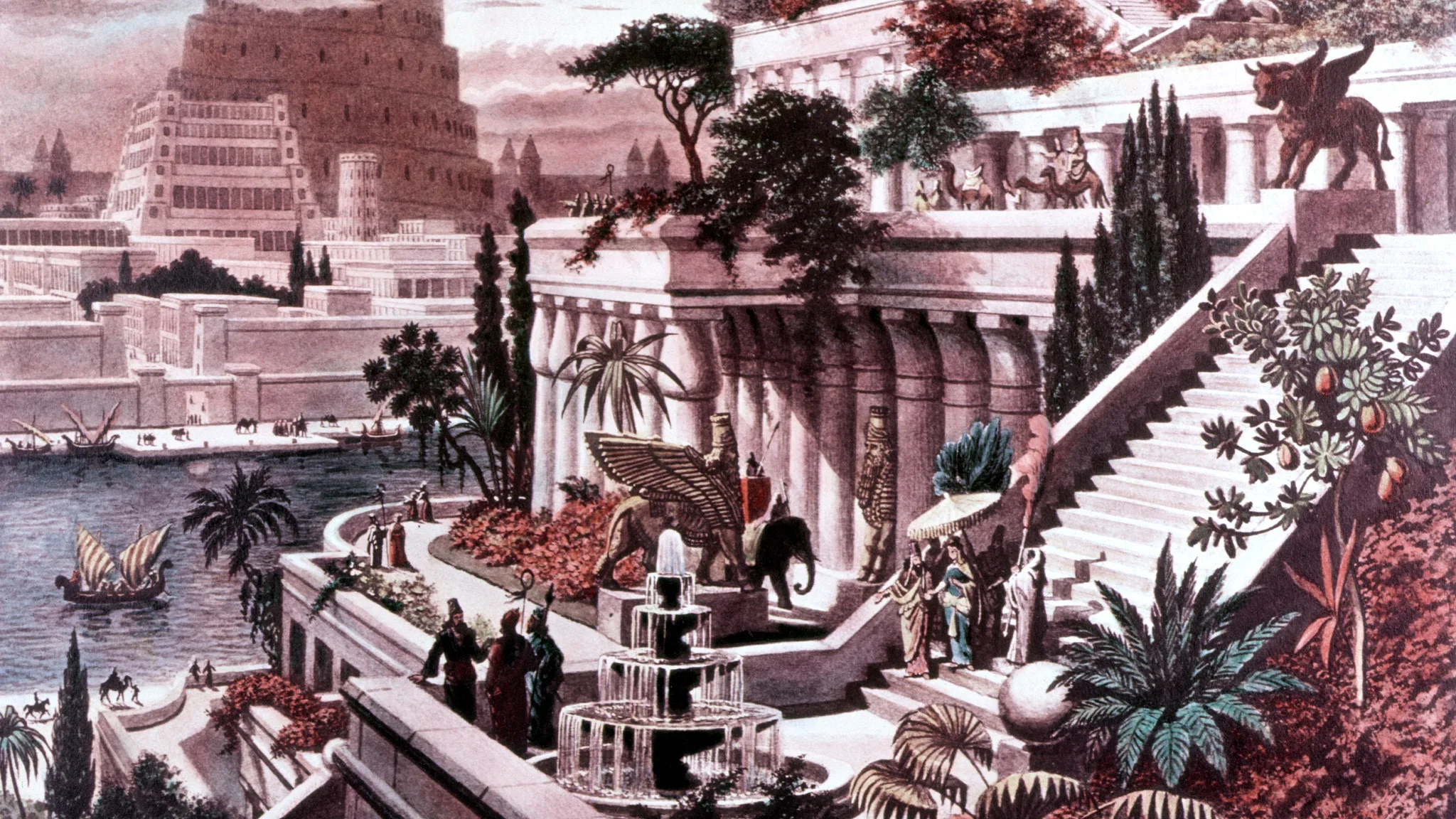 Вавилонское царство — сады Семирамиды