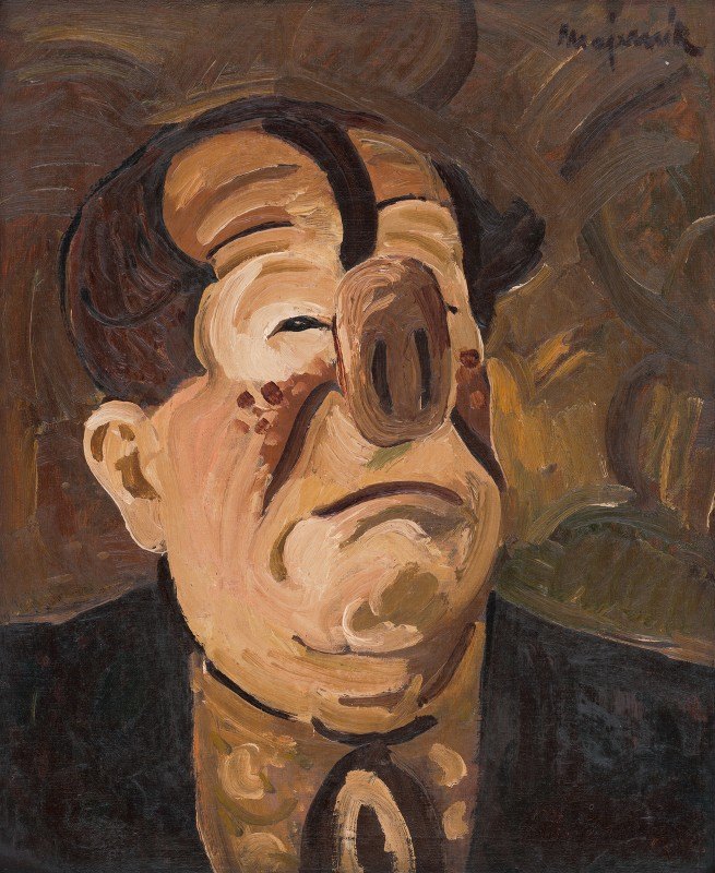Киприан Майерник. Плачущий клоун. 1940