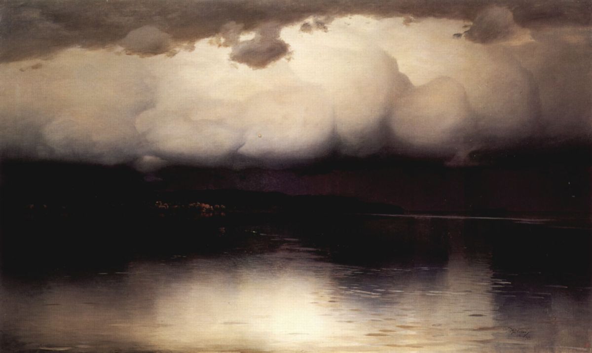 Николай Дубовской. Штиль перед бурей. 1890