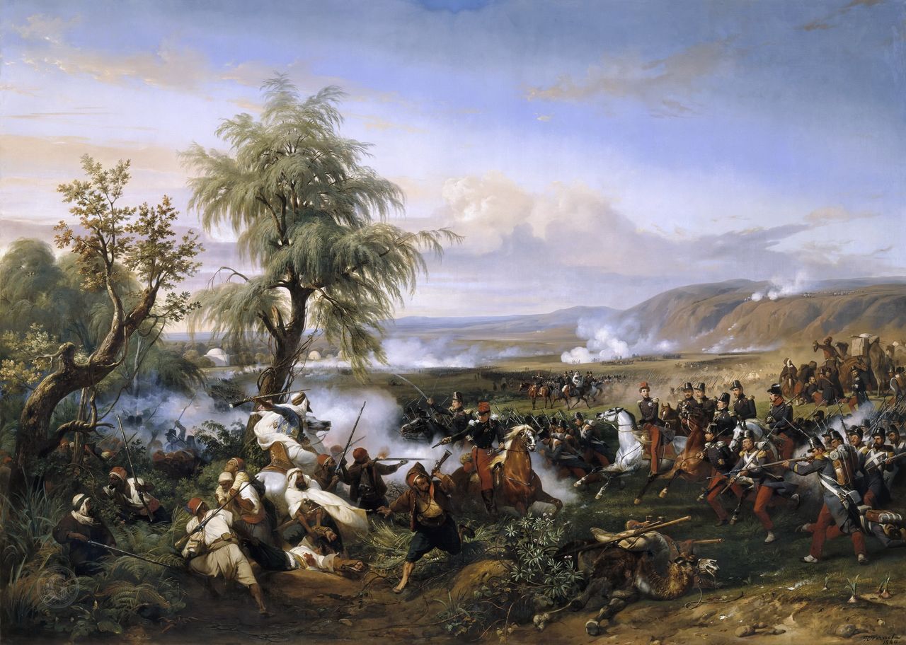 Орас Верне. «Битва при Габре, Алжир, декабрь 1835». 1840 год.