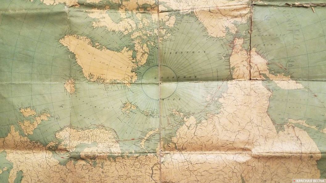 Старая карта Арктики