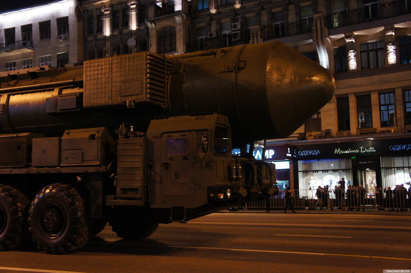 Самоходная пусковая установка 15У175М подвижного грунтового ракетного комплекса РС-24 «Ярс»