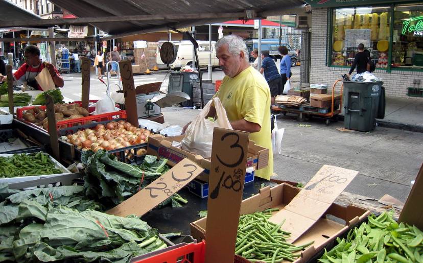Овощной рынок.Италия
