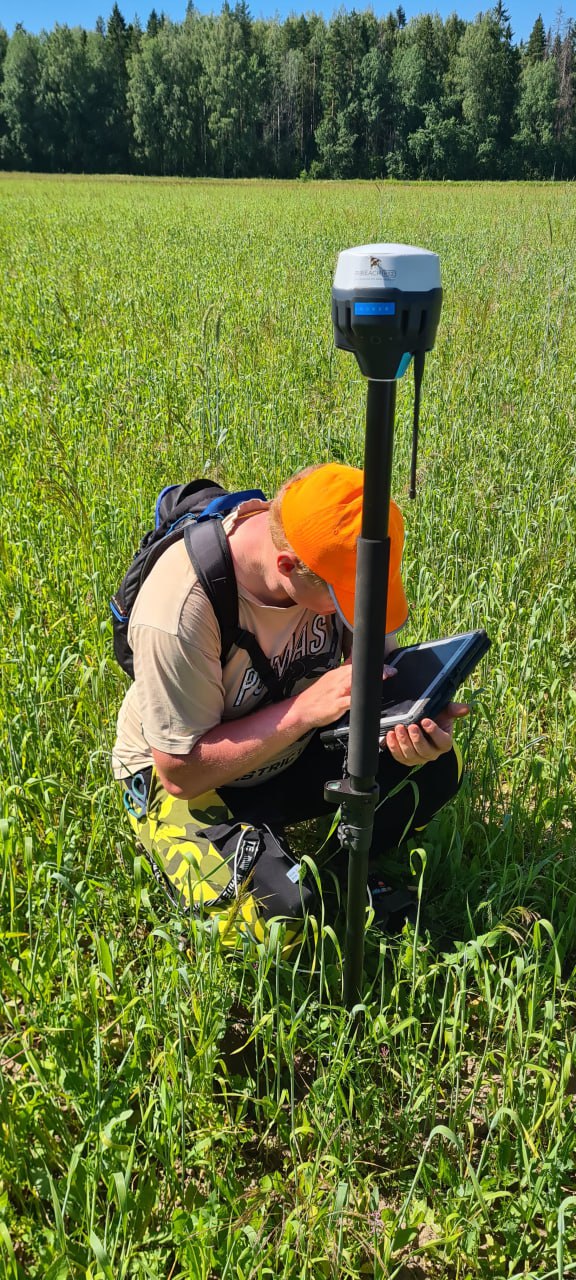 Отбор почвенных и растительных образцов с точной привязкой к координатам