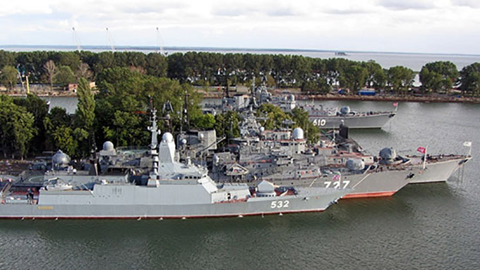 На кораблях Балтийского флота прошло учение по противовоздушной обороне