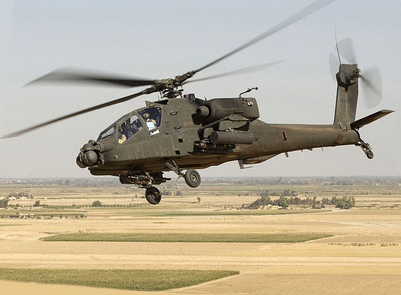 Боевой вертолёт AH-64D Apache