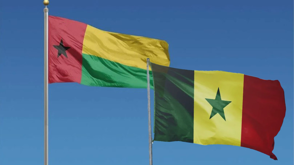 Флаги Гвинеи-Бисау и Сенегала