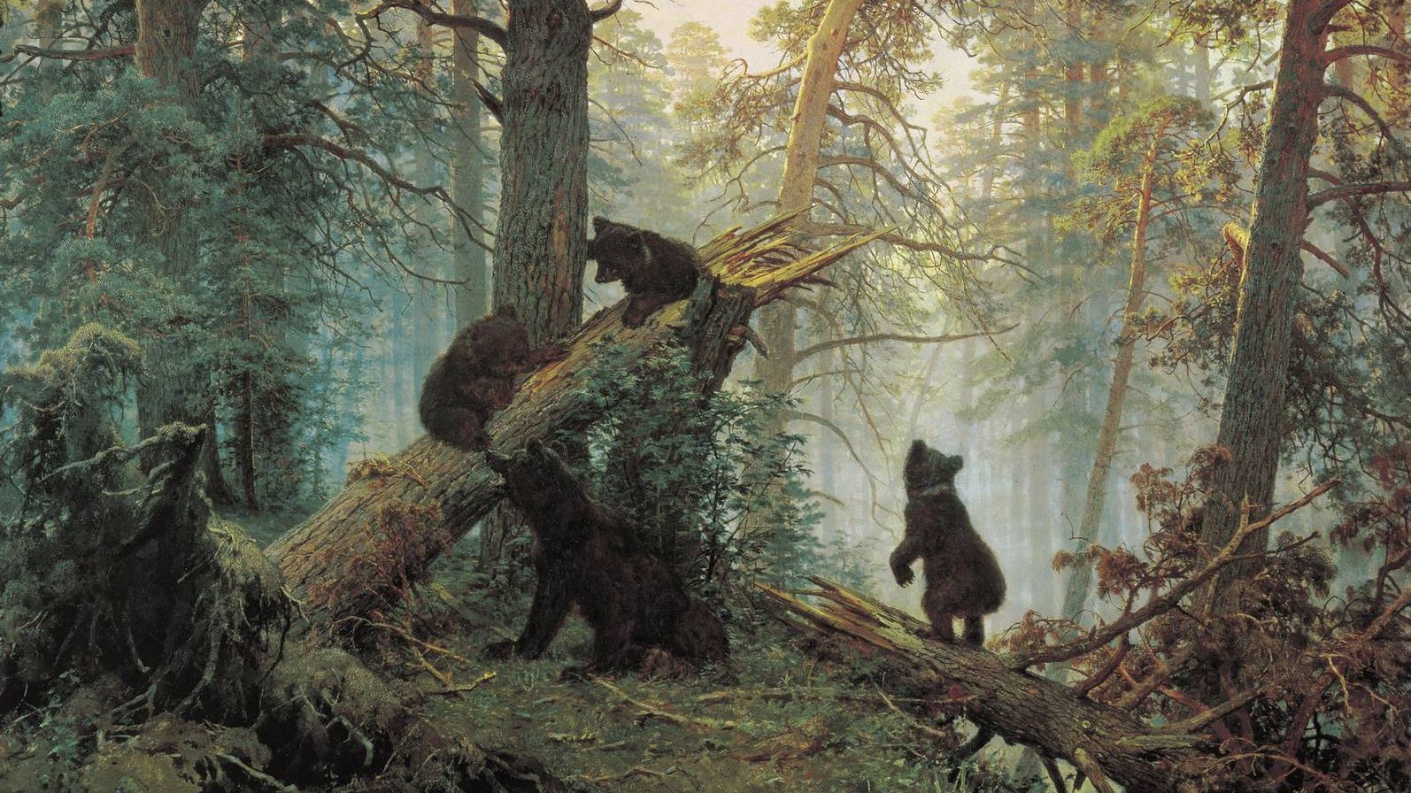 Шишкин Иван. Утро в сосновом лесу. 1889