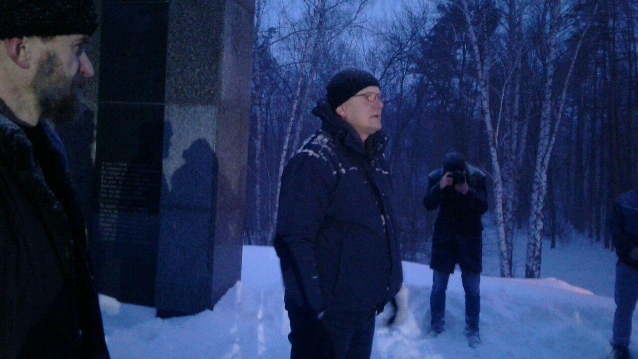 На акции «Свеча памяти»