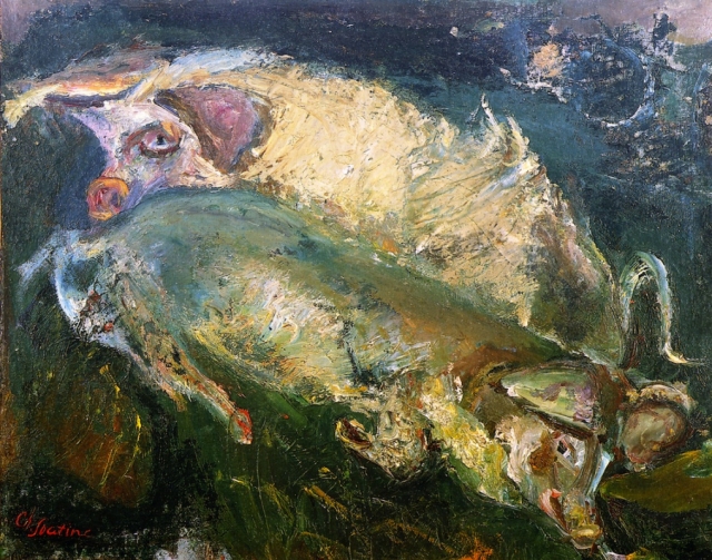 Хаим Сутин. Свиньи. 1940