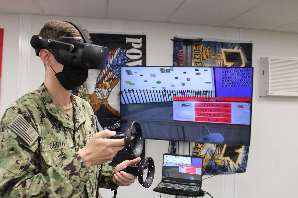 Применение технологий виртуальной реальности для обучения команды авианосца ВМС США Abraham Lincoln