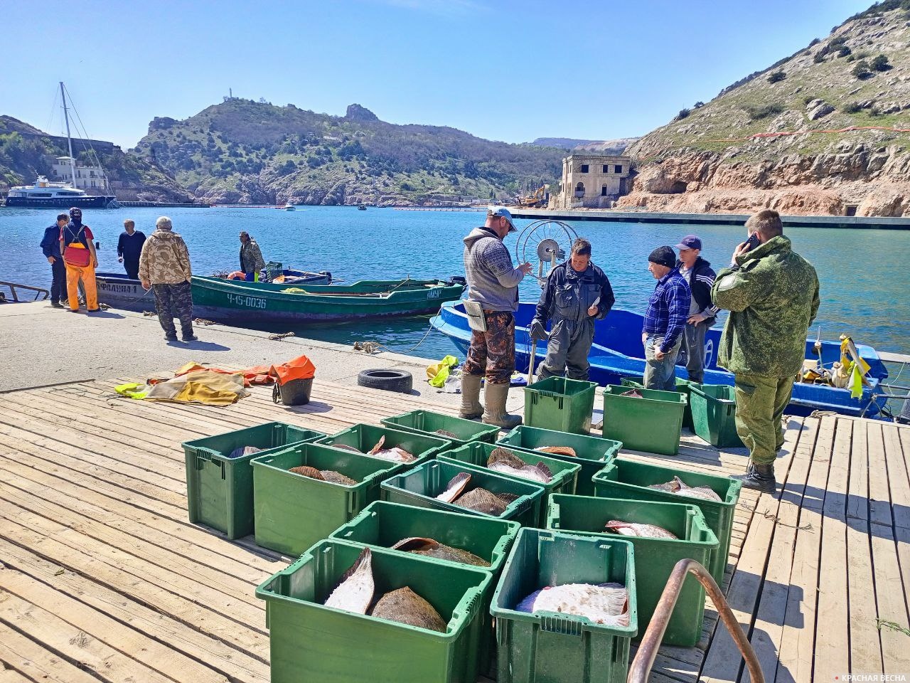 Рыбаки в Балаклаве