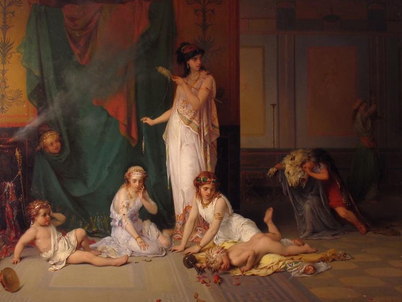 Жозеф Куман. Паника (фрагмент). 1871