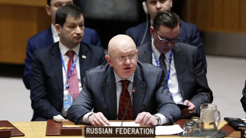 Постоянный представитель России в ООН Василий Небезня