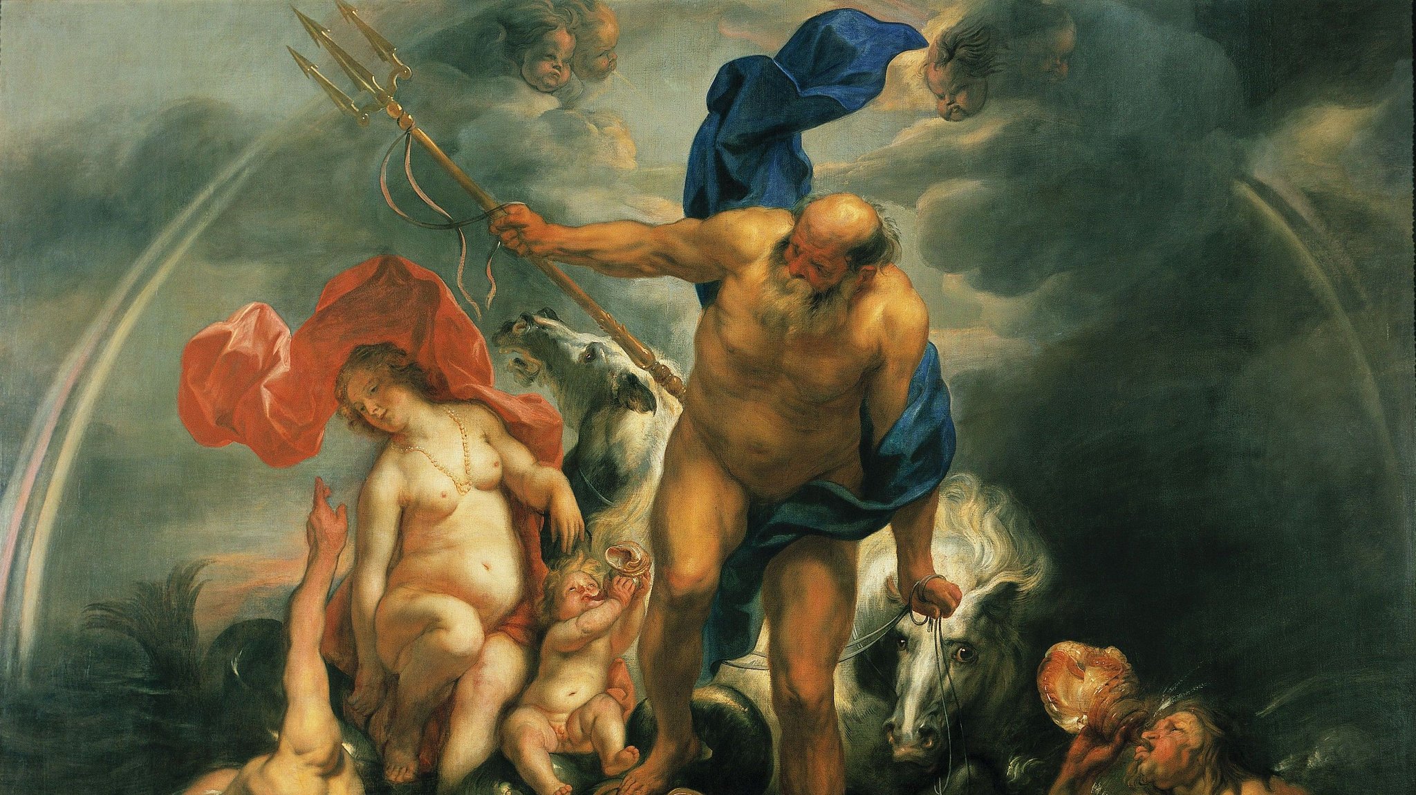 Йорданс Якоб. Нептун и Амфитрита в шторм (фрагмент). 1644 год.
