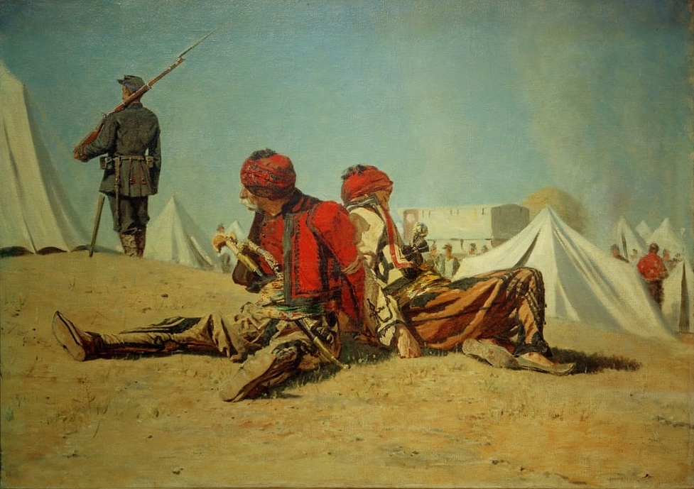 Василий Верещагин. Два ястреба (Башибузуки). 1879