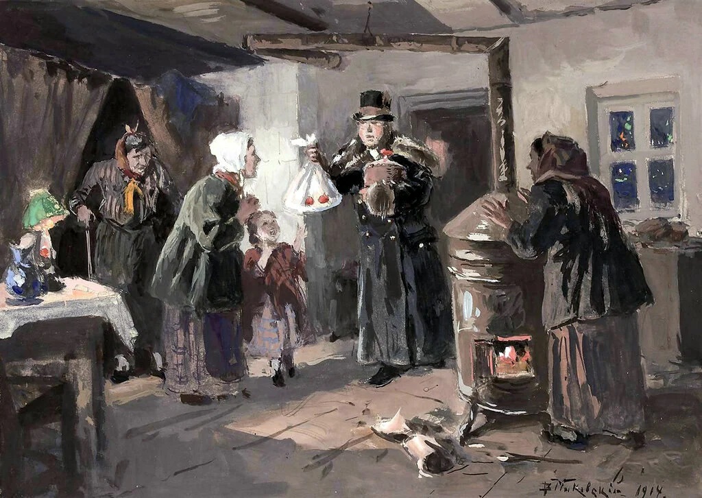 Владимир Маковский. Благодетель. 1914