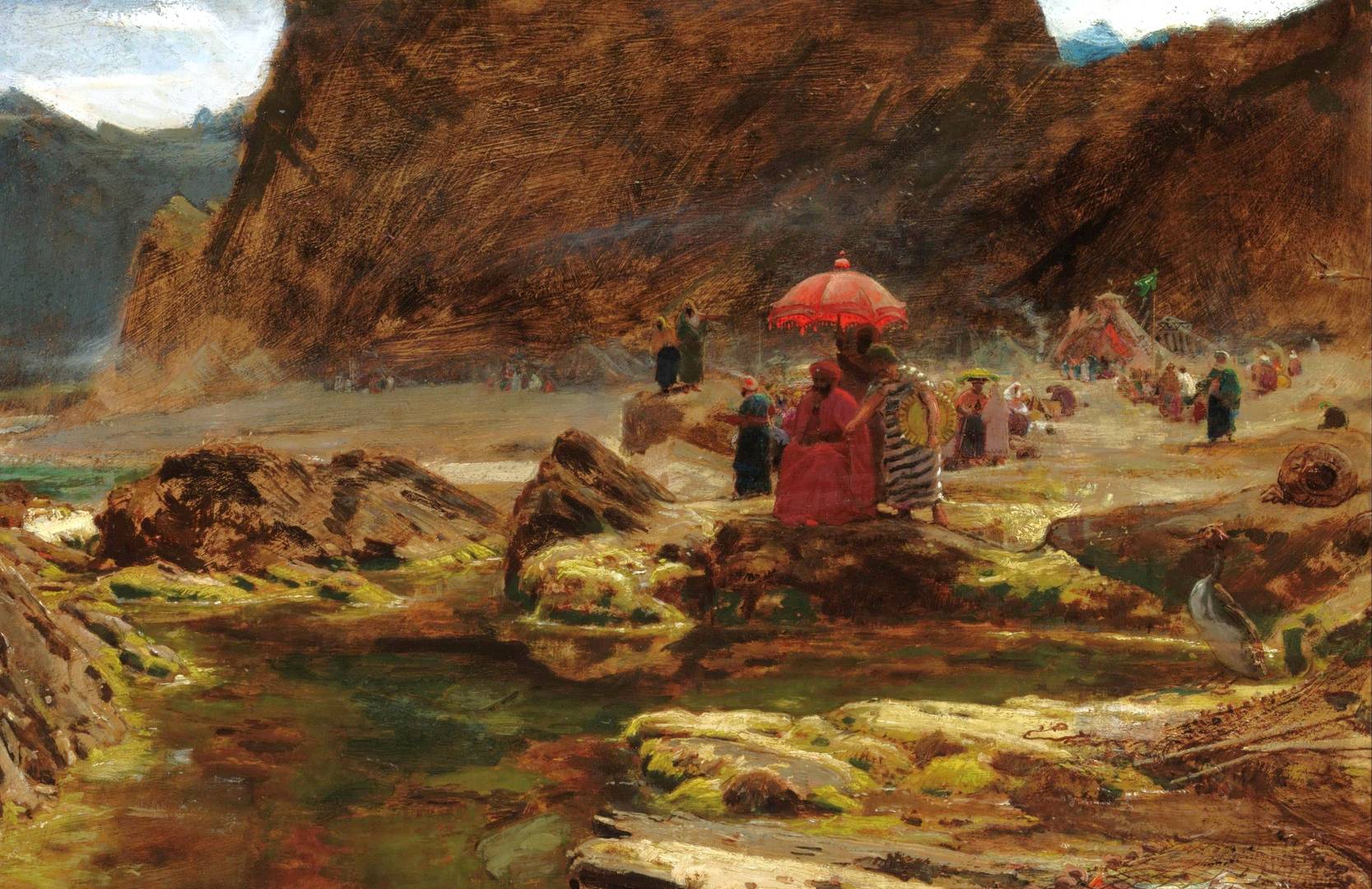 Альберт Гудвин. Султан и его лагерь на заколдованном озере (фрагмент). 1888