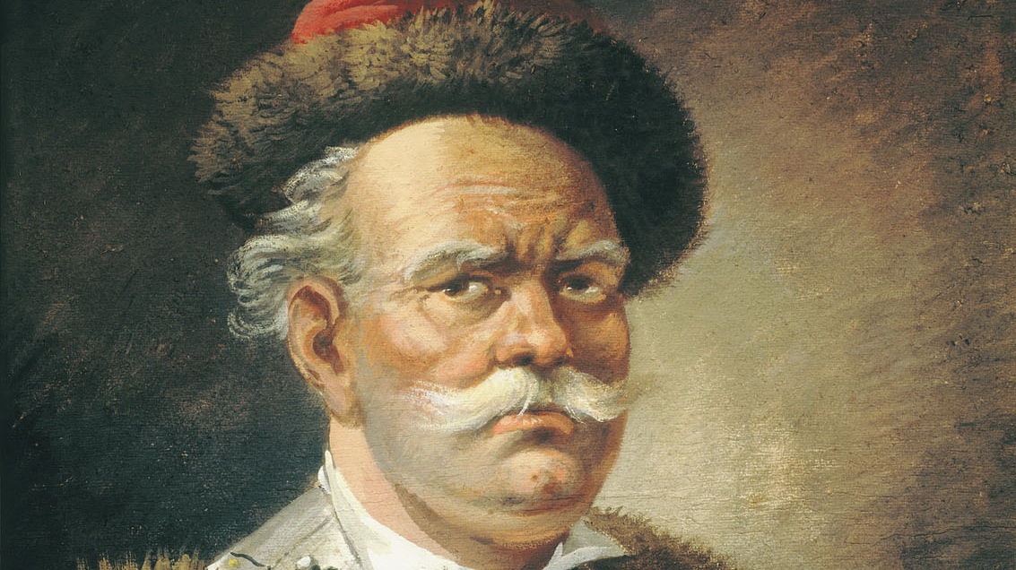Орловский Александр. Портрет польского шляхтича (фрагмент). 1820
